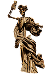 skeleton, the death, png sculpture, statue, artwork, figure, scary, mystical, grim, mysterious, mysticism, dark, mood, hourglass, time, symbol, transience, the end, life, the end of life